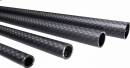3K Matte Plain Carbon Tube 10mm (8mm ID) 1000mm