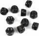 M4 Locknuts - Black 10pc