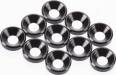 M4 Countersunk Washers Black Anodized (10)