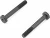 Steering Link Screws - Black/Steel 2pc