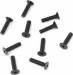 M2.5X10mm Flat Head Screws Black (10)