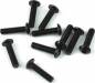 M3X12mm Button Head Screws - Black 10pc