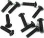 M4X12mm Button Head Screws - Black 10pc