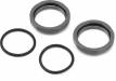 Aluminum Shock Adjustment Nut Set (Grey) (2)