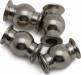 Steel 6.8mm Camber & Steering Link Pivot Ball Set (4)