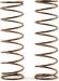 Low Frequency 75mm Front Shock Spring Set (Orange - 4.91
