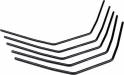 Sway Bar Set Rear 2.1/2.2/2.3/2.4/2.5 MT/SCT410 2.0