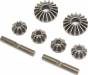 Diff Gear & Cross Pin Set Metal 22X-4