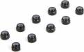 M3 Alum Lock Nuts Black (10)