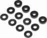 M3 Alum Washer Set Black (4ea)