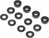 Caster Block Alum Washer Black (4ea)