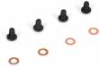 Bleeder Shock Cap Screw & Washers (4) 22/22T