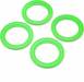 Beadlock Rings Snap In Green (4) LMT 2.0