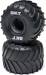 MT Tires Black Beadlock Premount(2) Mini LMT