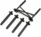 Rear Body Support & Body Posts Black LMT