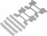 Hinge Pin Brace Set Hard Anodized LST 3XL-E