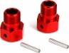 Front/Rear Wheel Hex & Pin (2) 1/5 4WD DB XL