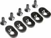 Engine Mnt Insert & Screws Blk 19T(5) 5Ive-T 2.0