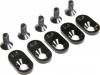 Engine Mnt Insert & Screws Blk 21.5T(5) 5Ive-T 2.0