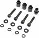 Engine Mount Spacers & Clutch Mount Al Blk dbxl 2.0