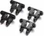 LMT TTLMT Axle Shock Mount Al Black (4)