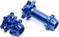 Promoto-MX Aluminum Hub Set Machined Blue