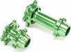 Promoto-MX Aluminum Hub Set Machined Green