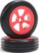 Mini JRX2 Rib Front Tire Mounted Red (2)