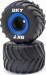 Mini LMT MT Tires Blue Beadlock Premount (2)