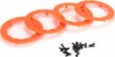 Beadlock Ring Orange w/Screws (4) 22SCT