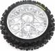 Promoto-MX Dunlop MX53 Rear Tire Mounted Chrome