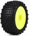 Wheel & Tire Set Yellow Micro Truggy