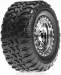 Desert Tire Set Mounted Chrome (4) Micro DT