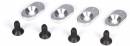 Engine Mount Inserts & Screws 17.5/58 (4) 5IVE-