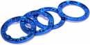 Molded Beadlock Rings Blue Chrome NCR