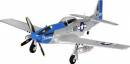 P-51D Mustang 750mm PNP Silver/Blue