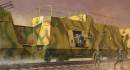 1/35 WWII German Army Kommandowagen Armored Troop Transport Railc