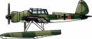 1/700 Arado Ar196 German Seaplane Aircraft Set (12/Bx) (D)