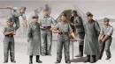 1/35 German Morser Karl Artillery Crew Figure Set (8)
