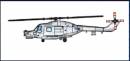 1/350 HAS-3 Helicopter Set (6/Bx) (D)