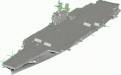 1/700 USS Kitty Hawk CV63 Aircraft Carrier