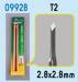 Model Micro Chisel: 2.8mm x 2.8mm Diamond Tip