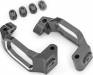 Caster Blocks Alum w/Threadlock Left & Right (4) (Gray)