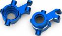 Steering Blocks Alum w/Threadlock Left & Right (2) (Blue)