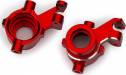 Steering Blocks Alum w/Threadlock Left & Right (2) (Red)
