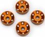 Wheel Washers Machined Aluminum Orange (4)