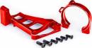 Motor Mounts (Front & Rear) (Red-Anodized 6061-T6 Aluminum)