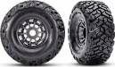 Tires & Wheels Assembled Glued Left (1) Right (1) Grey