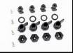 Nuts Hatch Mounting (Hex Nuts (4) Wing Nuts (4))/Shafts (4)