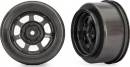 Dirt Oval Gray Front Wheels (2)